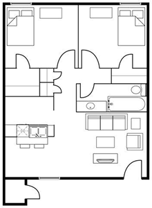 D-2x1-725 Sq.Ft.*