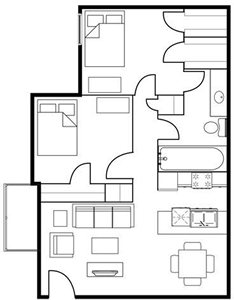 E-2x1-785 Sq.Ft.*