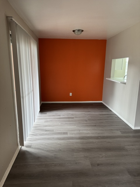 Updated model dining area at Terraces at 2602