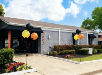 Leasing office exterior at Terraces at 2602