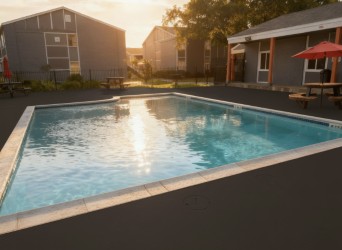 Community pool at Terraces at 2602